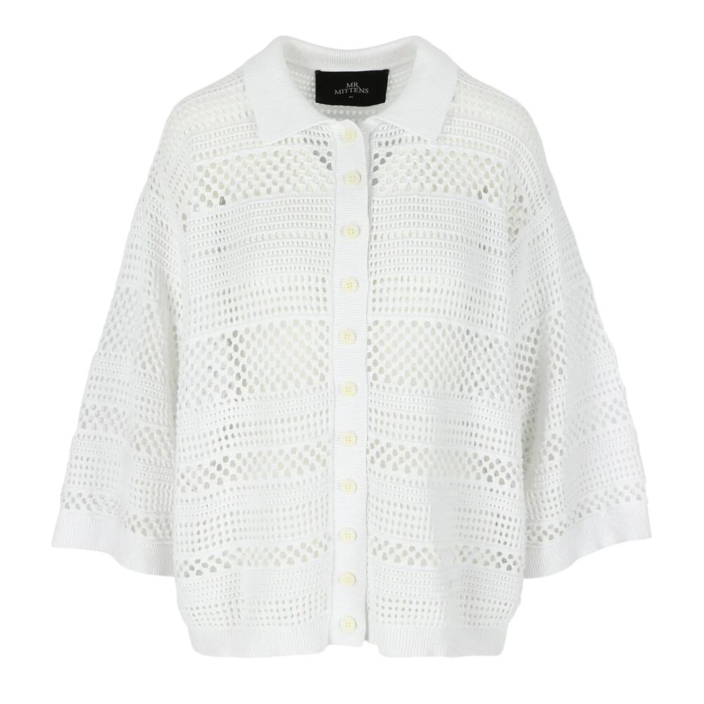 I LOVE MR. MITTENS Thilda Crochet Polo XS/S